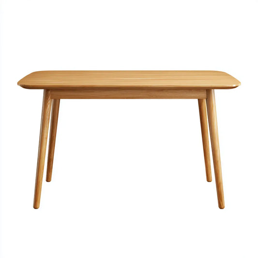 Stół jadalny Drzewo gumowe drewno lite naturalna 120 x 70 x 75 cm prostokątny